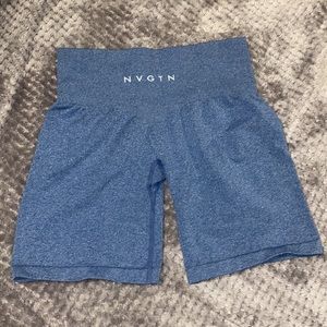 Blue NVGTN shorts